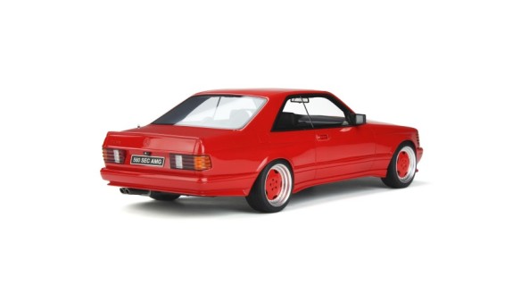 Mercedes-Benz W126 560 SEC wide body Signal Red 568 1986