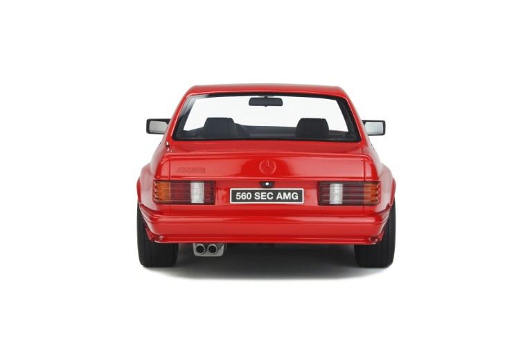 Mercedes-Benz W126 560 SEC wide body Signal Red 568 1986