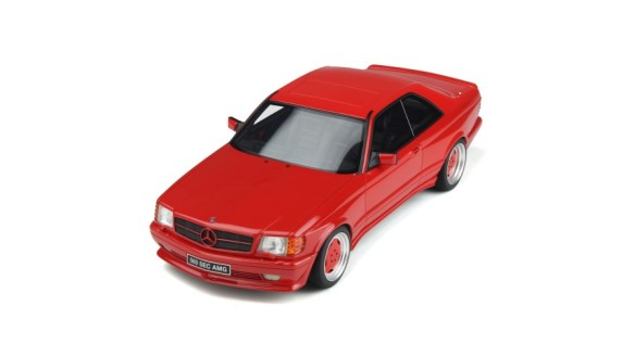 Mercedes-Benz W126 560 SEC wide body Signal Red 568 1986