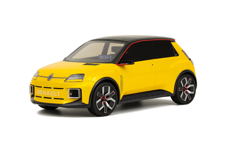 Renault 5 e-tech electric prototype Jaune Echo 2021