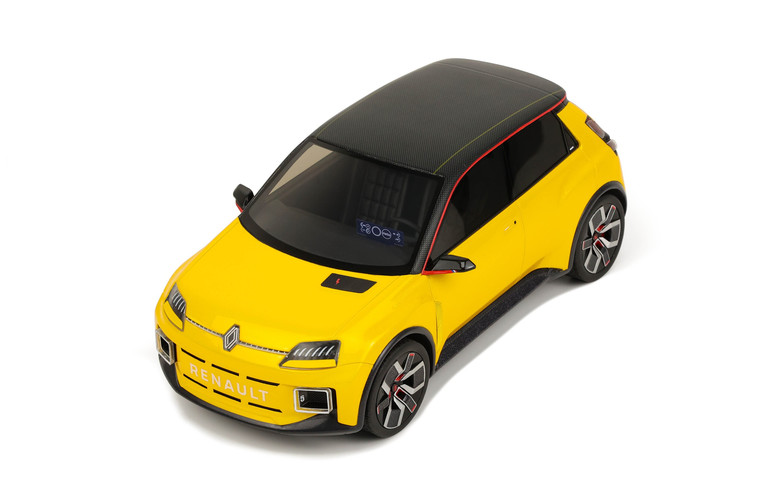 Renault 5 e-tech electric prototype Jaune Echo 2021