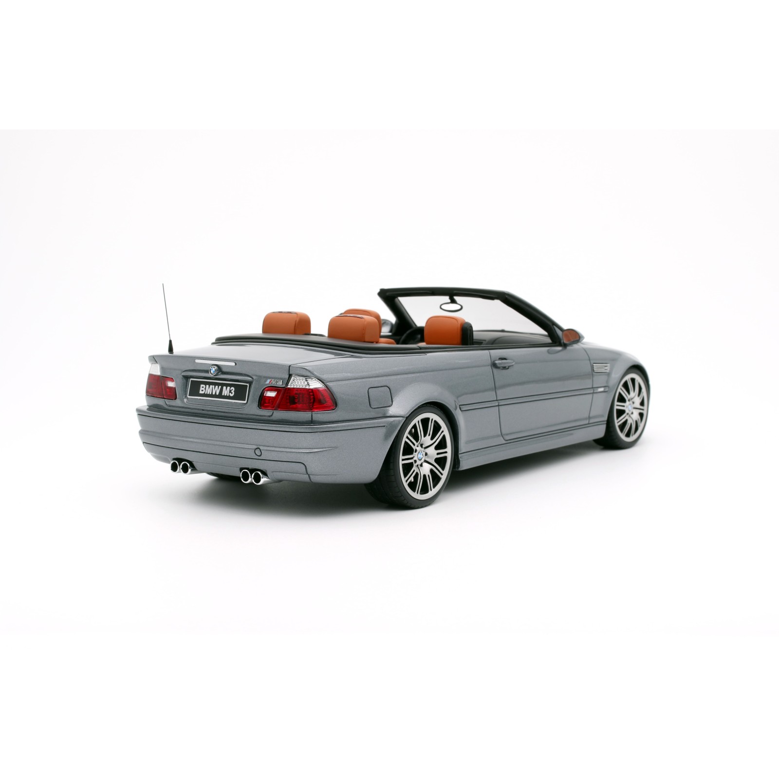 BMW E46 M3 Convertible Silver Grey A08 2004