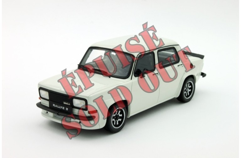 Simca 1000 Rallye 3 Blanc Ibiza 1977