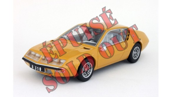 Alpine A310 VE 1600 Safran Yellow 1971