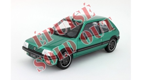 Peugeot 205 GTI 1.9L Griffe Vert Fluorite 1991