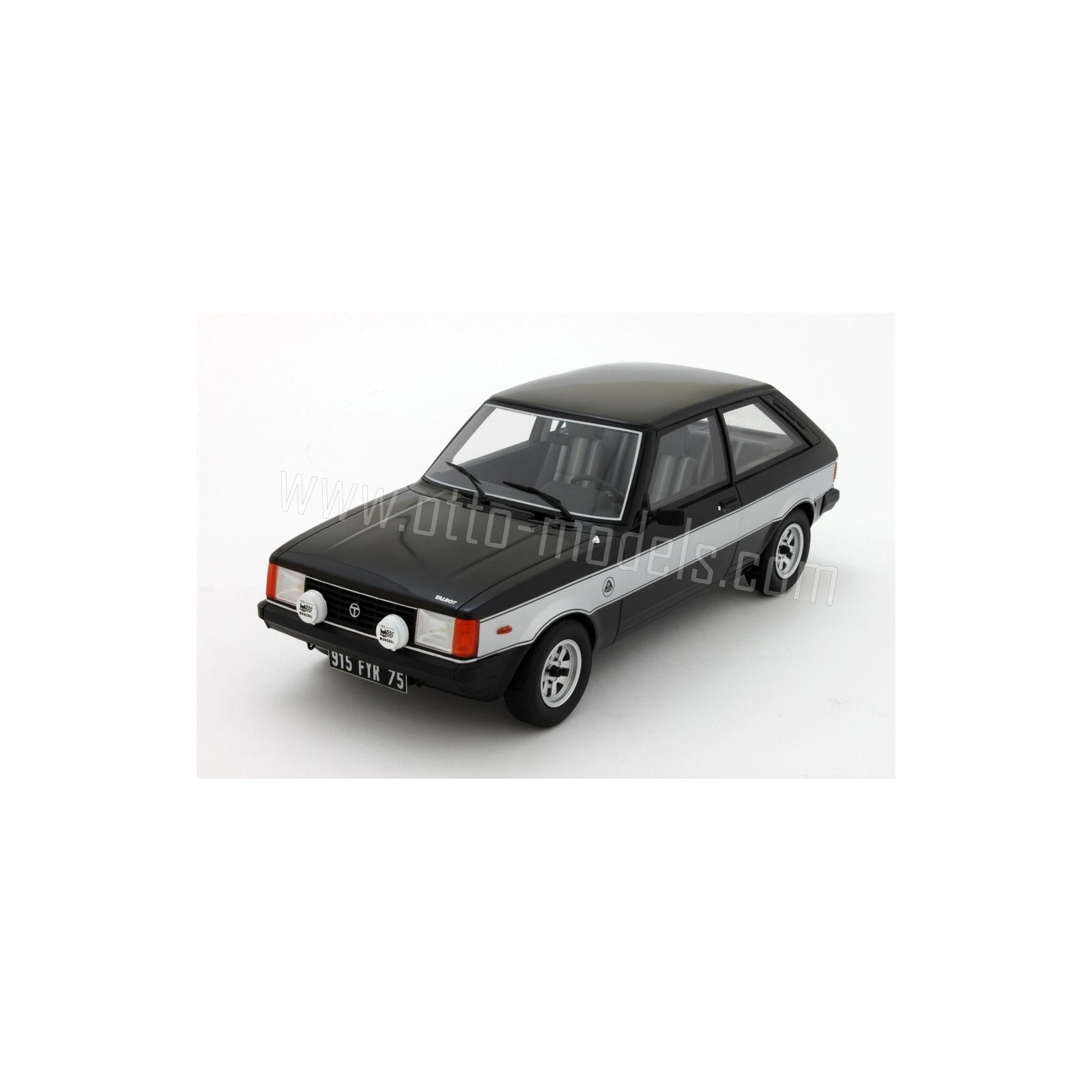 Talbot Sunbeam Lotus Embassy Black with silver stripes 1979