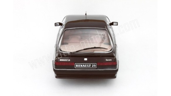 Renault 25 Baccara V6 2.5 Litres Turbo Sherry Black 1988