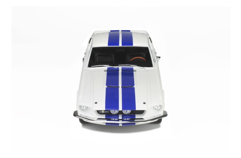 Shelby GT500 Wimbledon White and Blue stripes 1967