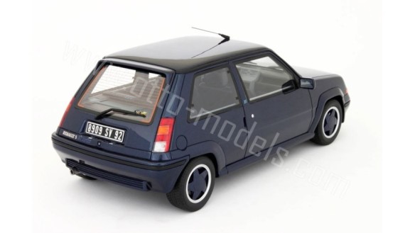 Renault 5 GT Turbo Alain Oreille Bleu Sport 449 Metalisé 1989