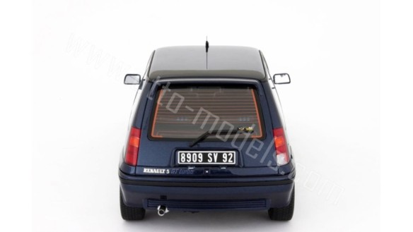 Renault 5 GT Turbo Alain Oreille Bleu Sport 449 Metalisé 1989