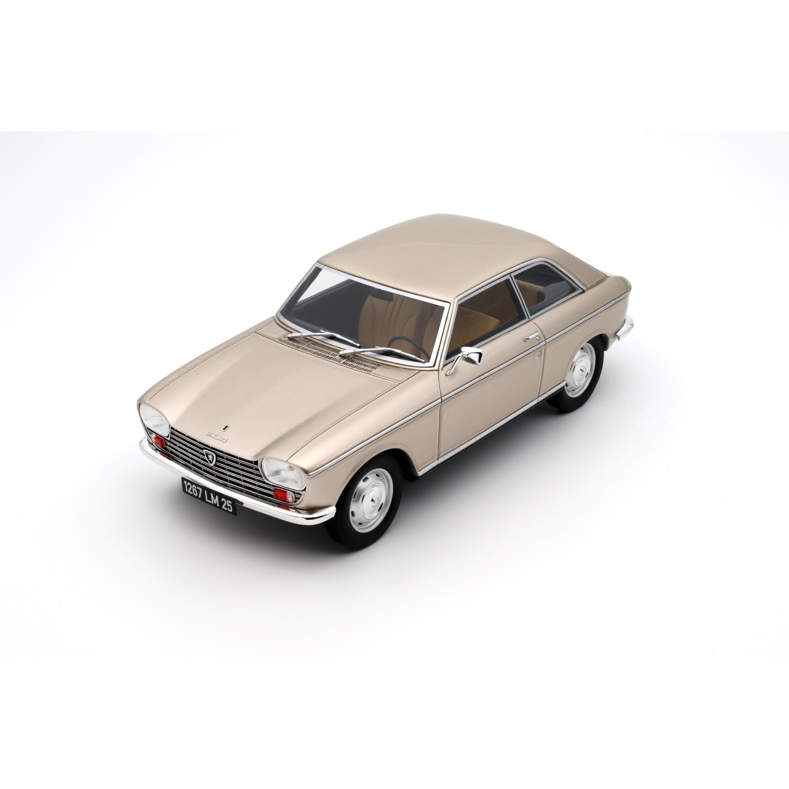 Peugeot 204 Coupe Beige Metal 1129 1965