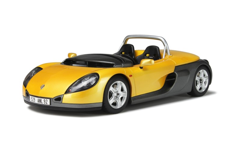 Renault Spider Without Windscreen Sport Yellow 535 / Grey 630 1996