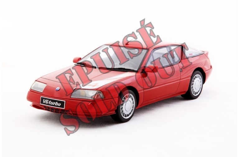 Alpine GTA Mille Miles Rouge vernis Metallisé 1989