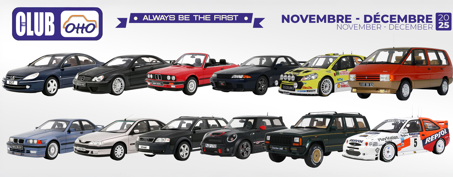 OttOmobile: Entdecken Sie die neuen 1:18 Modellautos f&uuml;r November und Dezember 2025